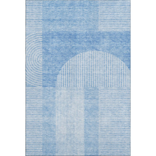 Piper Looms Mayfield Art Deco AMF711 Blue Machine Washable Area Rug main image
