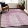 Piper Looms Mayfield Art Deco AMF711 Blush Machine Washable Area Rug Lifestyle Image Feature