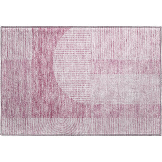 Piper Looms Mayfield Art Deco AMF711 Blush Machine Washable Area Rug Scatter Main Image