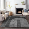 Piper Looms Mayfield Art Deco AMF711 Charcoal Machine Washable Area Rug Lifestyle Image Feature