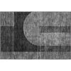Piper Looms Mayfield Art Deco AMF711 Charcoal Machine Washable Area Rug Scatter Main Image