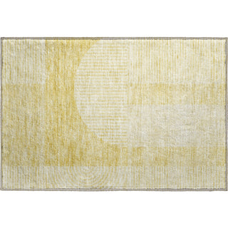 Piper Looms Mayfield Art Deco AMF711 Gold Machine Washable Area Rug Scatter Main Image