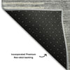 Piper Looms Mayfield Art Deco AMF711 Gray Machine Washable Area Rug Backing Image
