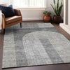 Piper Looms Mayfield Art Deco AMF711 Gray Machine Washable Area Rug Lifestyle Image Feature