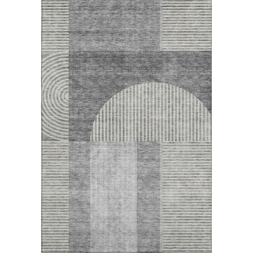 Piper Looms Mayfield Art Deco AMF711 Gray Machine Washable Area Rug main image