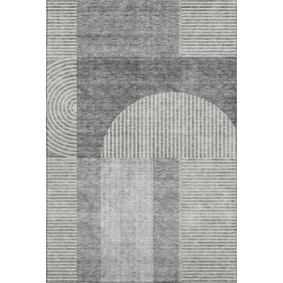 Piper Looms Mayfield Art Deco AMF711 Gray Machine Washable Area Rug main image