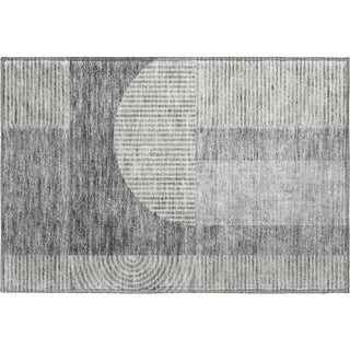 Piper Looms Mayfield Art Deco AMF711 Gray Machine Washable Area Rug Scatter Main Image