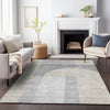Piper Looms Mayfield Art Deco AMF711 Silver Machine Washable Area Rug Lifestyle Image Feature