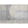 Piper Looms Mayfield Art Deco AMF711 Silver Machine Washable Area Rug Scatter Main Image