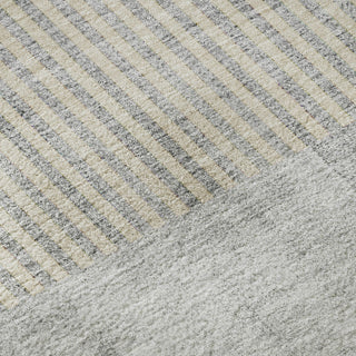 Piper Looms Mayfield Art Deco AMF711 Silver Machine Washable Area Rug Swatch Image