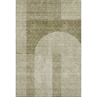 Piper Looms Mayfield Art Deco AMF711 Taupe Machine Washable Area Rug main image