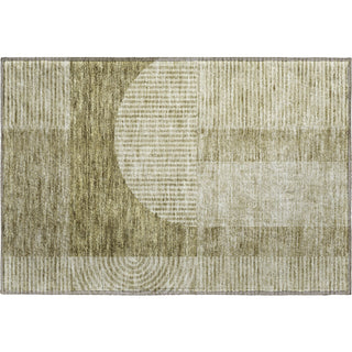 Piper Looms Mayfield Art Deco AMF711 Taupe Machine Washable Area Rug Scatter Main Image