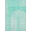 Piper Looms Mayfield Art Deco AMF711 Teal Machine Washable Area Rug main image