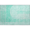 Piper Looms Mayfield Art Deco AMF711 Teal Machine Washable Area Rug Scatter Main Image