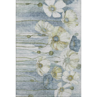 Piper Looms Mayfield Floral AMF712 Blue Machine Washable Area Rug main image