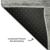 Piper Looms Mayfield Floral AMF712 Gray Machine Washable Area Rug Backing Image