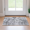 Piper Looms Mayfield Floral AMF712 Gray Machine Washable Area Rug Scatter Lifestyle Image Feature