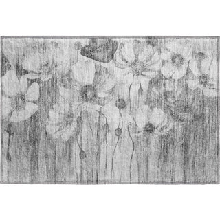 Piper Looms Mayfield Floral AMF712 Gray Machine Washable Area Rug Scatter Main Image