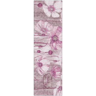 Piper Looms Mayfield Floral AMF712 Plum Machine Washable Area Rug Runner Main Image