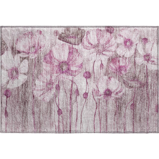 Piper Looms Mayfield Floral AMF712 Plum Machine Washable Area Rug Scatter Main Image