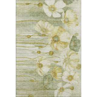 Piper Looms Mayfield Floral AMF712 Sage Machine Washable Area Rug main image