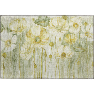 Piper Looms Mayfield Floral AMF712 Sage Machine Washable Area Rug Scatter Main Image