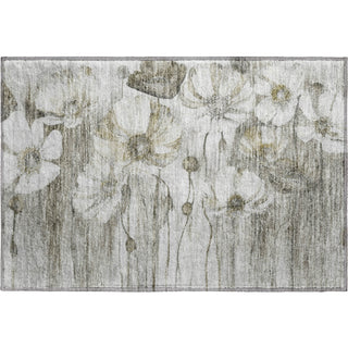 Piper Looms Mayfield Floral AMF712 Taupe Machine Washable Area Rug Scatter Main Image