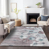 Piper Looms Mayfield Floral AMF712 Teal Machine Washable Area Rug Lifestyle Image Feature