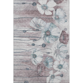 Piper Looms Mayfield Floral AMF712 Teal Machine Washable Area Rug main image