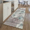 Piper Looms Mayfield Floral AMF712 Teal Machine Washable Area Rug Runner Lifestyle Image Feature