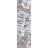 Piper Looms Mayfield Floral AMF712 Teal Machine Washable Area Rug Runner Main Image