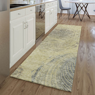 Piper Looms Mayfield Woodgrain AMF713 Beige Machine Washable Area Rug Runner Lifestyle Image Feature