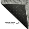 Piper Looms Mayfield Woodgrain AMF713 Gray Machine Washable Area Rug Backing Image