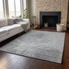 Piper Looms Mayfield Woodgrain AMF713 Gray Machine Washable Area Rug Lifestyle Image Feature