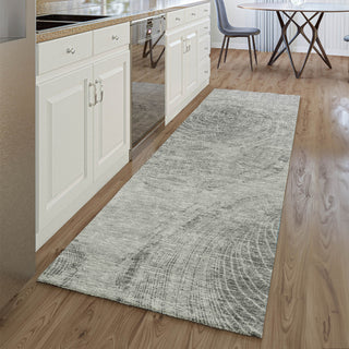 Piper Looms Mayfield Woodgrain AMF713 Gray Machine Washable Area Rug Runner Lifestyle Image Feature