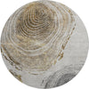 Piper Looms Mayfield Woodgrain AMF713 Taupe Machine Washable Area Rug Round Main Image