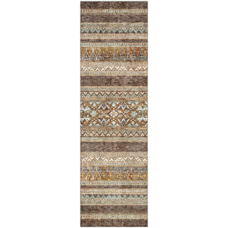 Piper Looms Mayfield Southwest AMF714 Chocolate Machine Washable Area Rug Runner Main Image