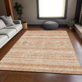 Piper Looms Mayfield Southwest AMF714 Copper Machine Washable Area Rug Lifestyle Image Feature