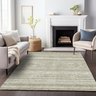 Piper Looms Mayfield Southwest AMF714 Khaki Machine Washable Area Rug Lifestyle Image Feature