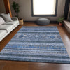 Piper Looms Mayfield Southwest AMF714 Navy Machine Washable Area Rug Lifestyle Image Feature