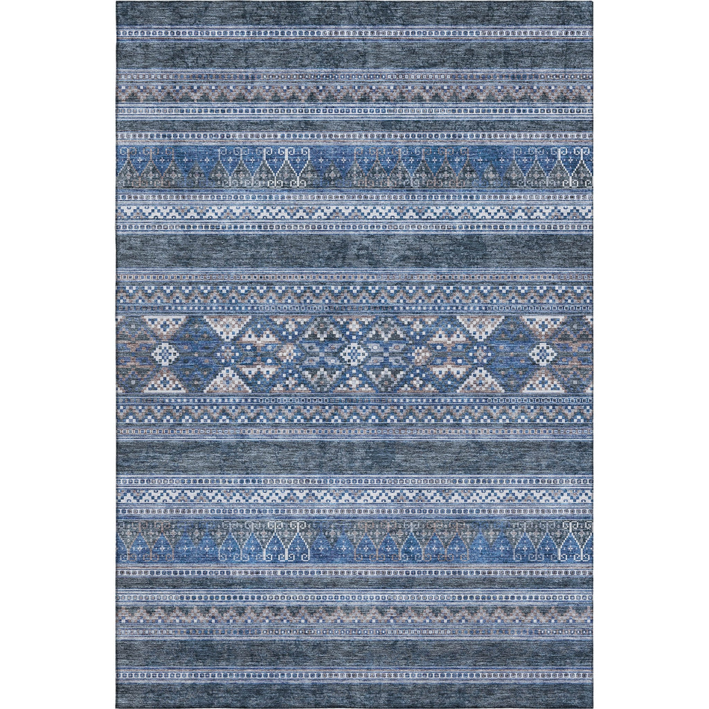Piper Looms Mayfield Southwest AMF714 Navy Machine Washable Area Rug main image