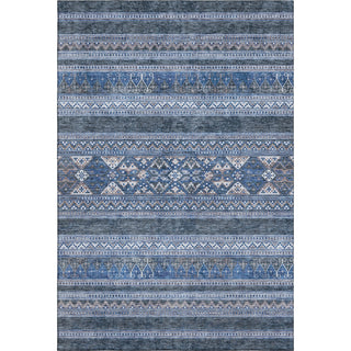 Piper Looms Mayfield Southwest AMF714 Navy Machine Washable Area Rug main image