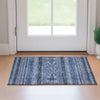 Piper Looms Mayfield Southwest AMF714 Navy Machine Washable Area Rug Scatter Lifestyle Image Feature