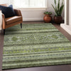 Piper Looms Mayfield Southwest AMF714 Olive Machine Washable Area Rug Lifestyle Image Feature