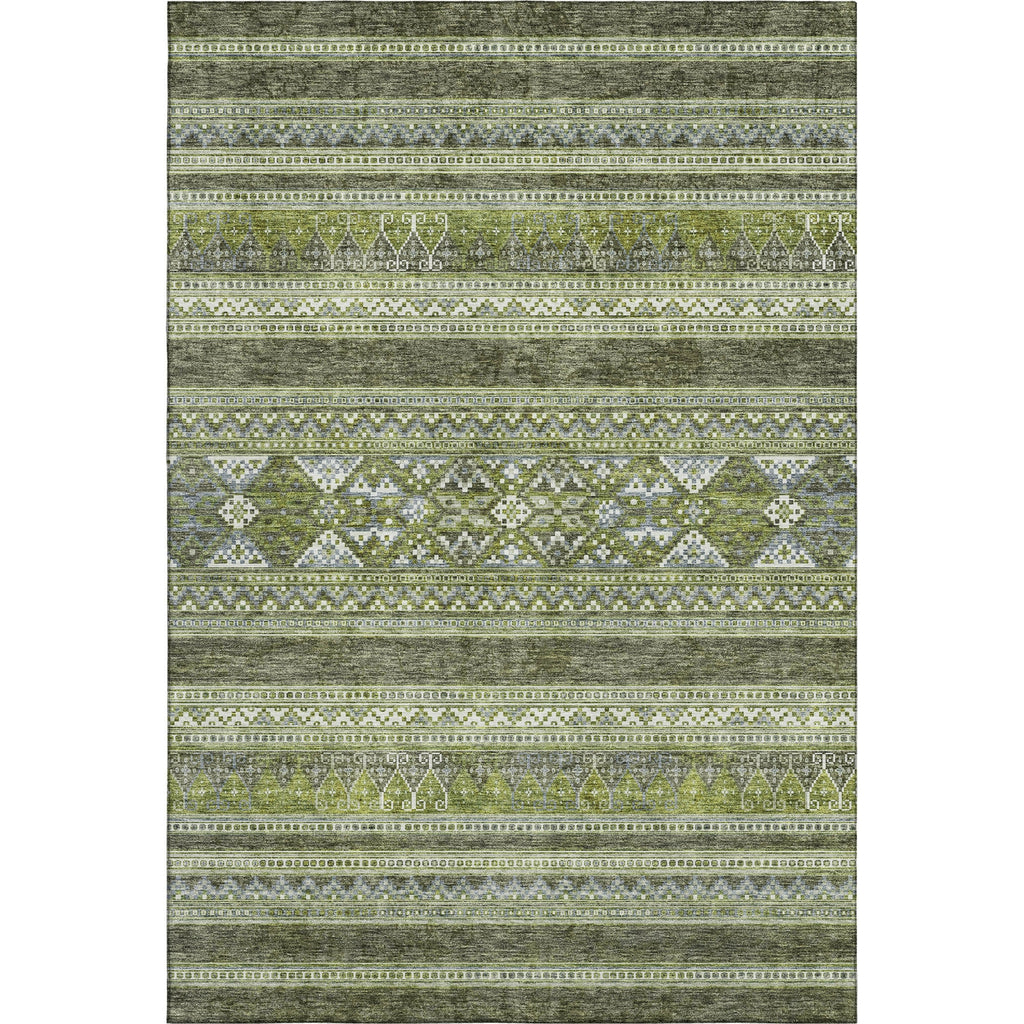Piper Looms Mayfield Southwest AMF714 Olive Machine Washable Area Rug main image