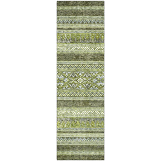 Piper Looms Mayfield Southwest AMF714 Olive Machine Washable Area Rug Runner Main Image