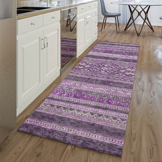 Piper Looms Mayfield Southwest AMF714 Purple Machine Washable Area Rug Runner Lifestyle Image Feature