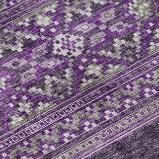 Piper Looms Mayfield Southwest AMF714 Purple Machine Washable Area Rug Swatch Image