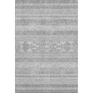 Piper Looms Mayfield Southwest AMF714 Silver Machine Washable Area Rug main image