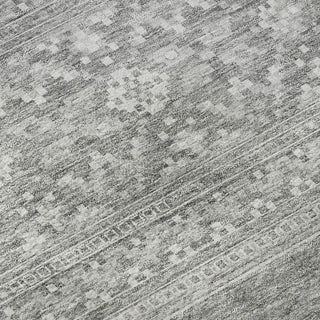 Piper Looms Mayfield Southwest AMF714 Silver Machine Washable Area Rug Swatch Image